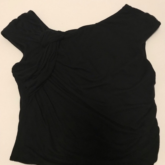 Bailey 44 Black Draped Top 🇺🇸 Small - Picture 14 of 16